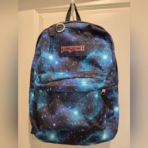 JanSport SuperBreak One Classic Backpack- Cosmic Space Print